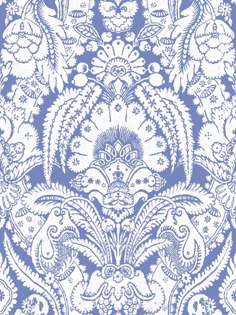 Search 94/2012 Cs Chatterton Blue And White By Cole and Son Wallpaper
