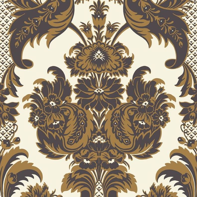 Buy 94/3014 Cs Wyndham Black And Gold By Cole and Son Wallpaper