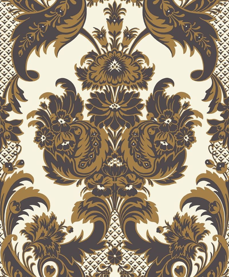 Purchase 94/3014 Cs Wyndham Black And Gold By Cole and Son Wallpaper