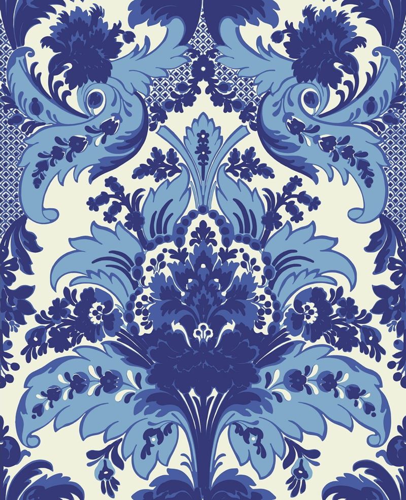View 94/5025 Cs Aldwych Blue And White By Cole and Son Wallpaper
