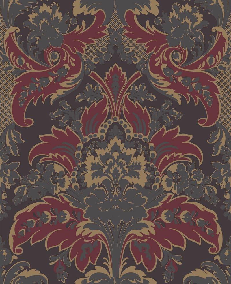 Order 94/5029 Cs Aldwych Red And Gold By Cole and Son Wallpaper