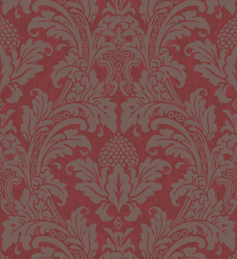Find 94/6034 Cs Blake Red And Silver By Cole and Son Wallpaper