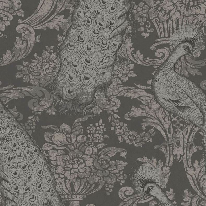 Buy 94/7039 Cs Byron Charcoal An Silver By Cole and Son Wallpaper