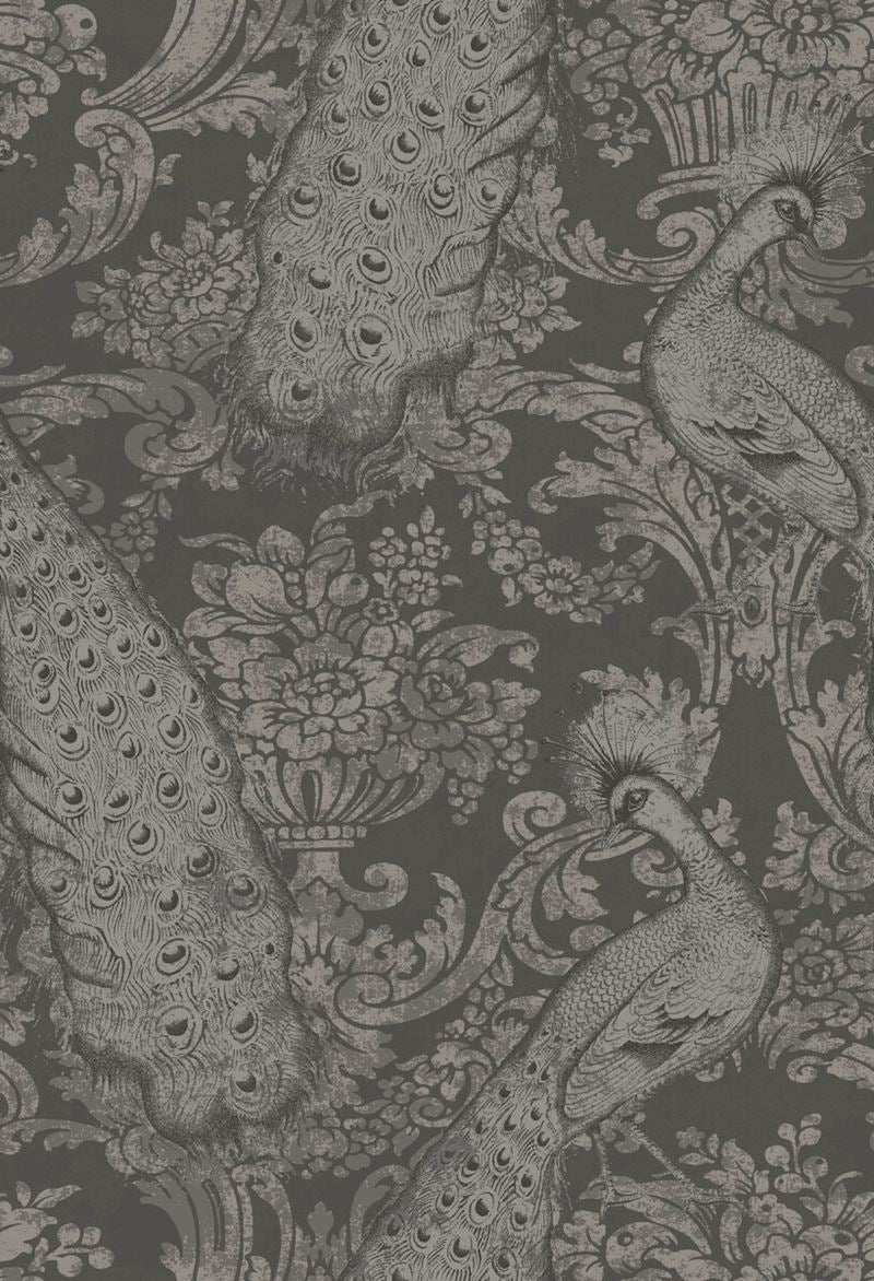 Purchase 94/7039 Cs Byron Charcoal An Silver By Cole and Son Wallpaper