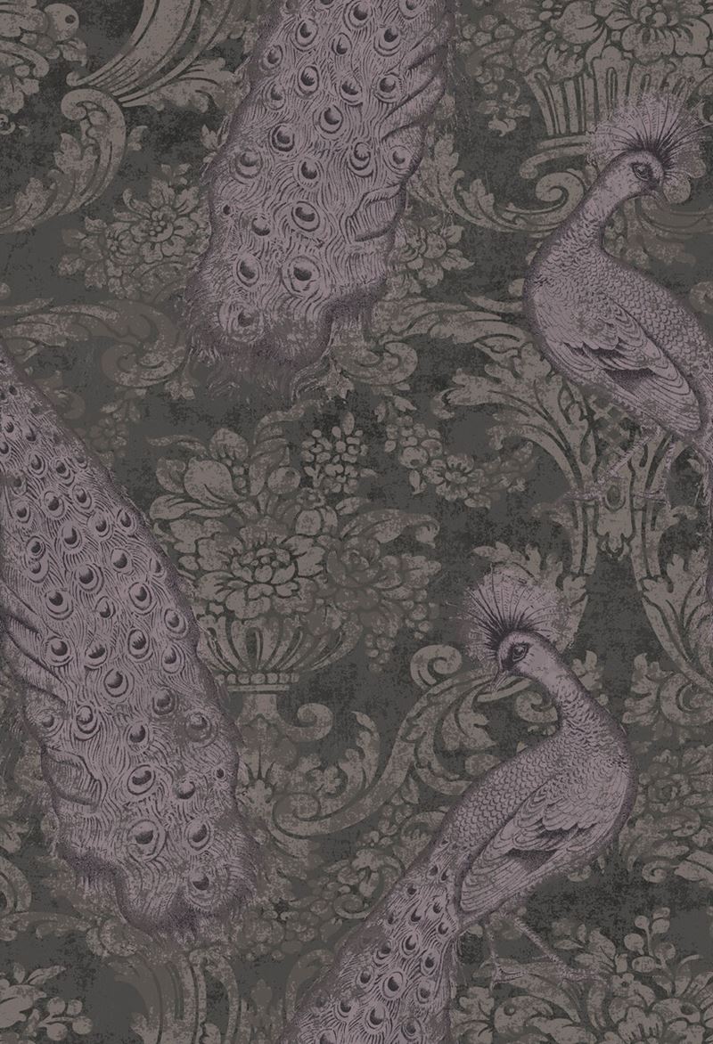 Find 94/7040 Cs Byron Amythest And Charcoal By Cole and Son Wallpaper