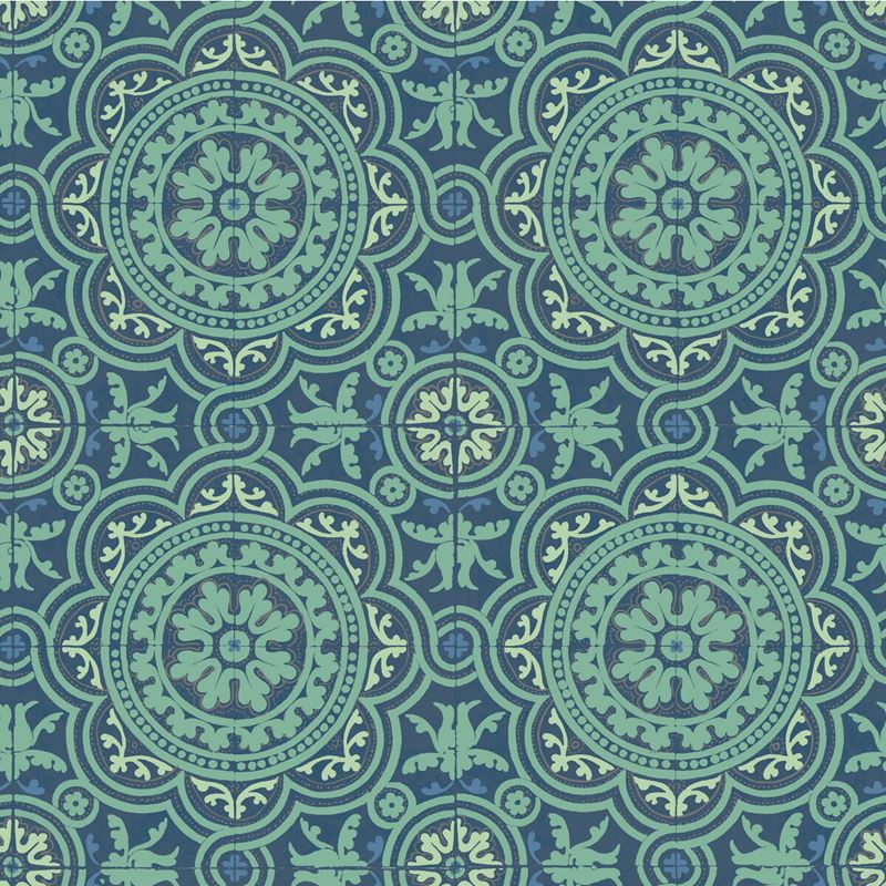 Order 94/8043 Cs Piccadilly Teal And Gold By Cole and Son Wallpaper