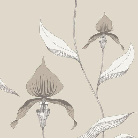 Shop 95/10058 Cs Orchid Linen White By Cole and Son Wallpaper