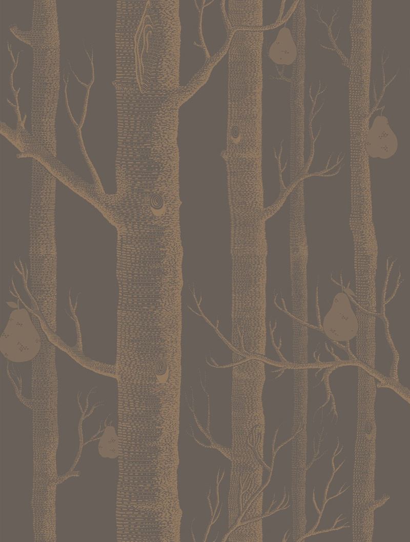 Order 95/5028 Cs Woods And Pears Bronze Black By Cole and Son Wallpaper