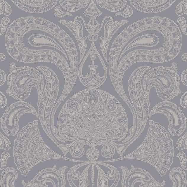View 95/7042 Cs Malabar Silver Grey By Cole and Son Wallpaper