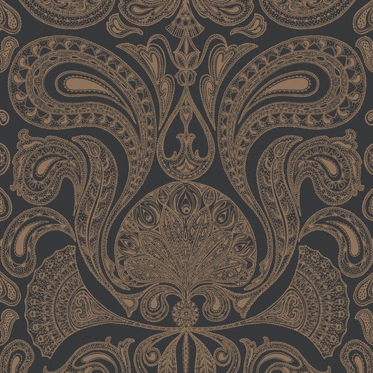 Select 95/7044 Cs Malabar Bronze Black By Cole and Son Wallpaper
