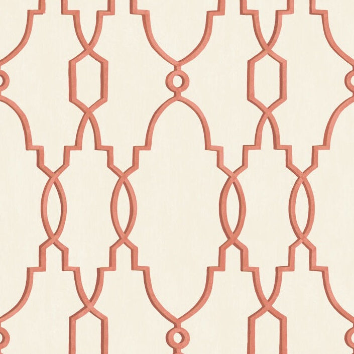 Select 99/2011 Cs Parterre Red By Cole and Son Wallpaper