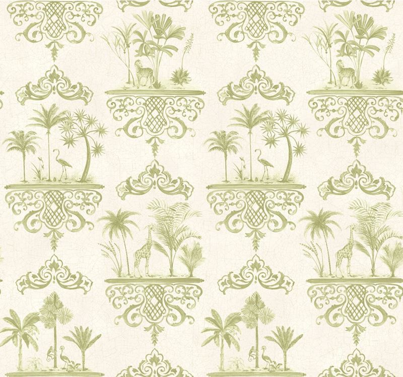 Order 99/9040 Cs Rousseau Old Olive By Cole and Son Wallpaper