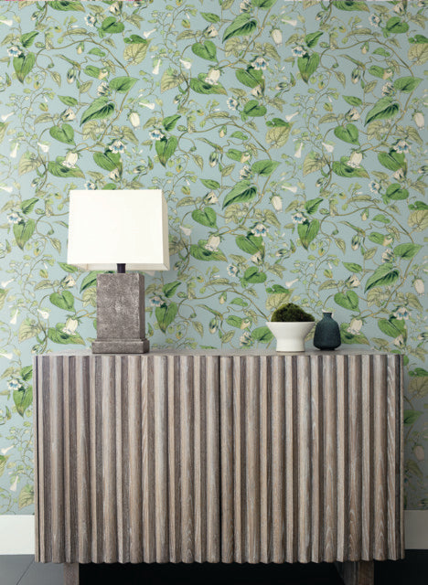 Purchase Bl1714 | Blooms, Moon Flower - York Wallpaper