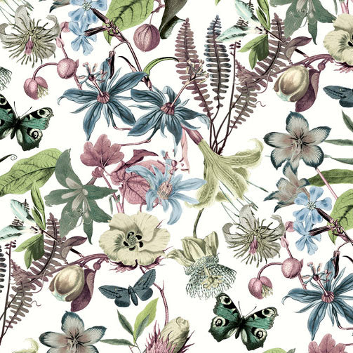 Purchase Bl1721 | Blooms, Butterfly House - York Wallpaper