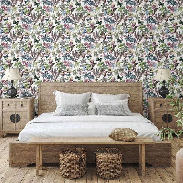 Purchase Bl1721 | Blooms, Butterfly House - York Wallpaper