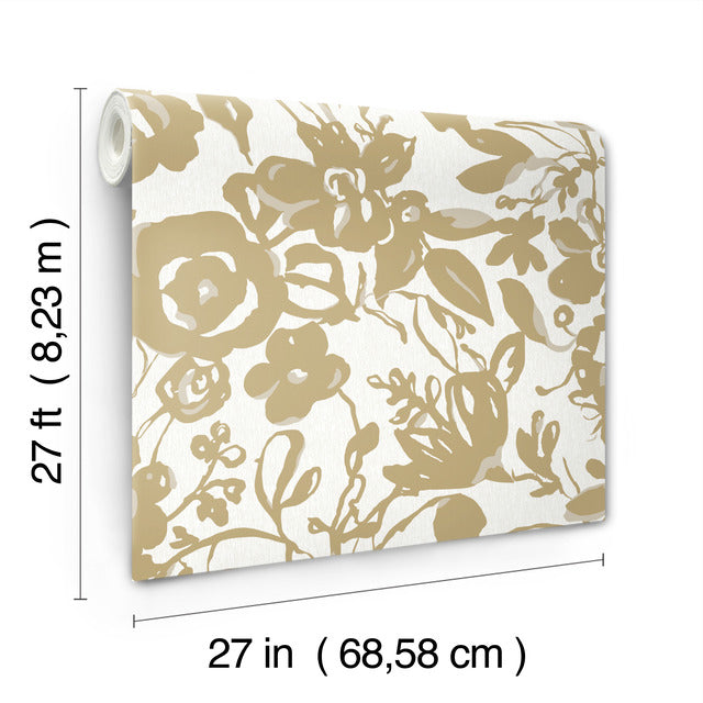 Purchase Bl1732 | Blooms, Brushstroke Floral - York Wallpaper