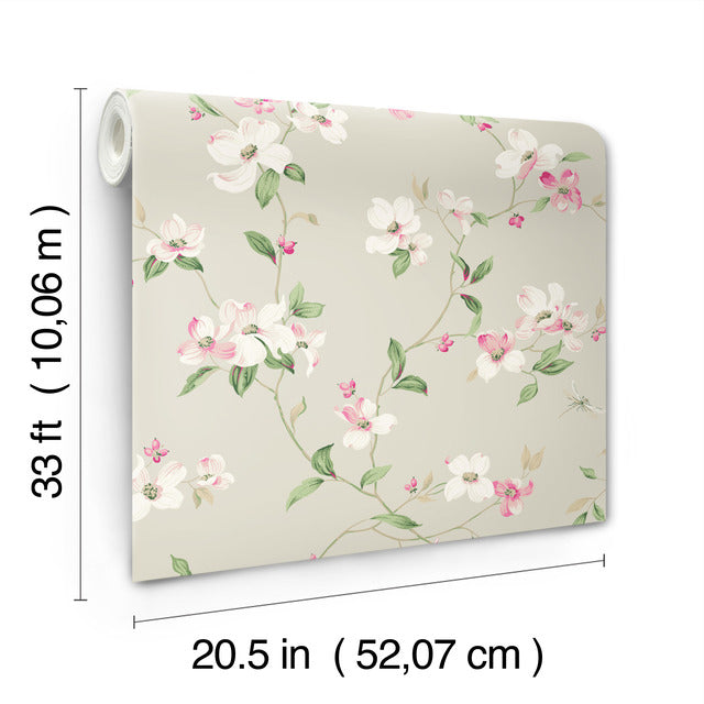 Purchase Bl1763 | Blooms, Dogwood - York Wallpaper