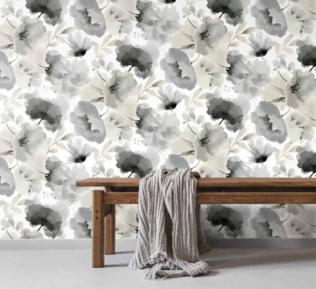 Purchase Bl1771 | Blooms, Watercolor Bouquet - York Wallpaper