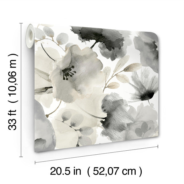 Purchase Bl1771 | Blooms, Watercolor Bouquet - York Wallpaper