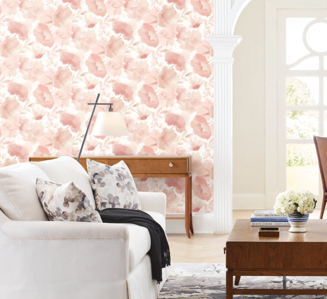Purchase Bl1772 | Blooms, Watercolor Bouquet - York Wallpaper