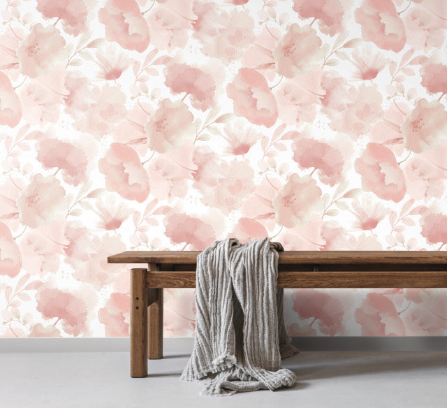 Purchase Bl1772 | Blooms, Watercolor Bouquet - York Wallpaper