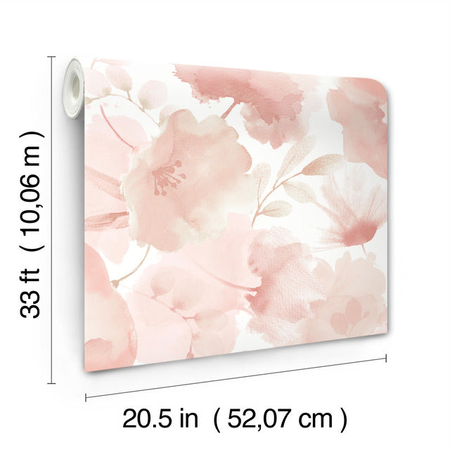 Purchase Bl1772 | Blooms, Watercolor Bouquet - York Wallpaper