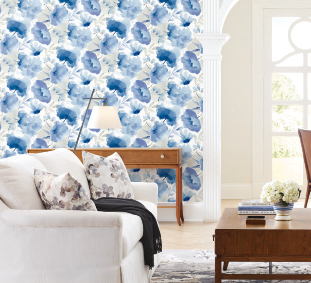 Purchase Bl1773 | Blooms, Watercolor Bouquet - York Wallpaper