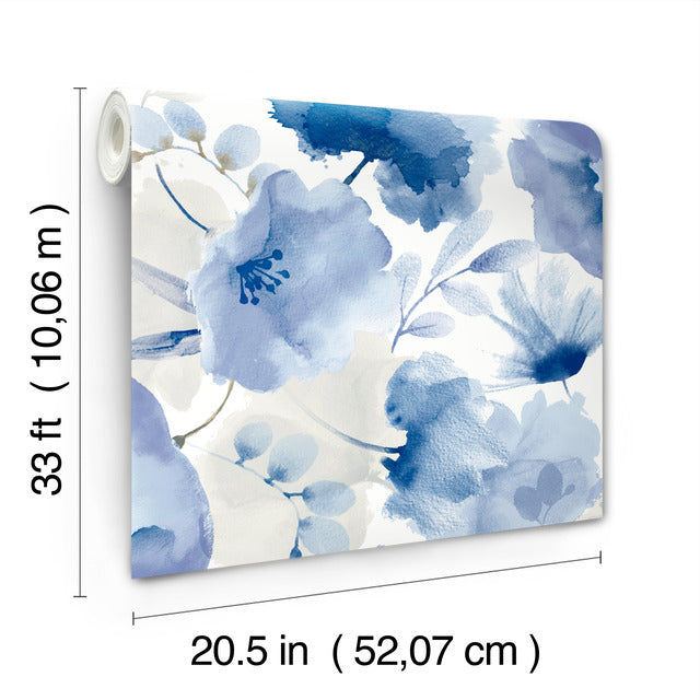 Purchase Bl1773 | Blooms, Watercolor Bouquet - York Wallpaper