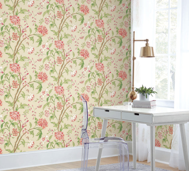 Purchase Bl1781 | Blooms, Teahouse Floral - York Wallpaper