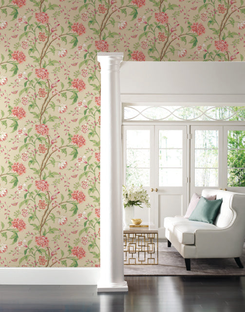 Purchase Bl1781 | Blooms, Teahouse Floral - York Wallpaper