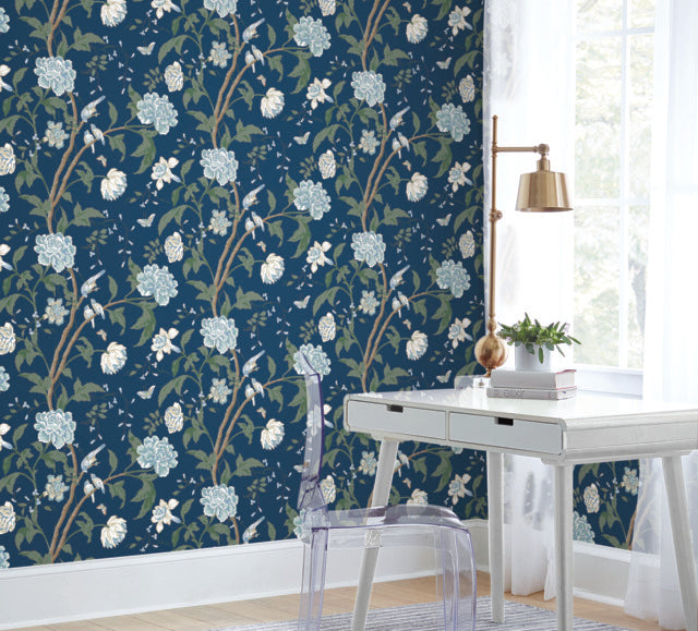 Bl1782 | Blooms, Teahouse Floral - York Wallpaper