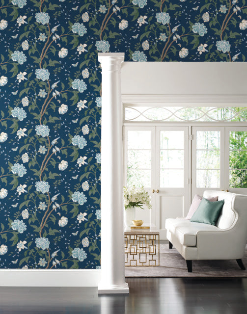 Purchase Bl1782 | Blooms, Teahouse Floral - York Wallpaper