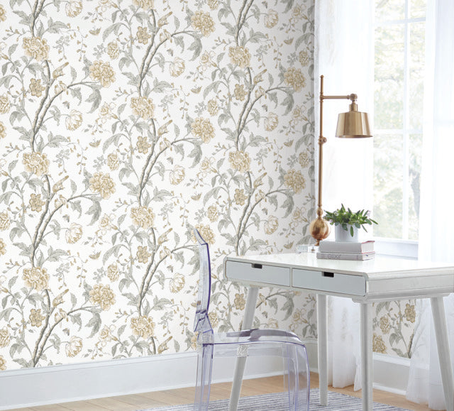 Purchase Bl1783 | Blooms, Teahouse Floral - York Wallpaper