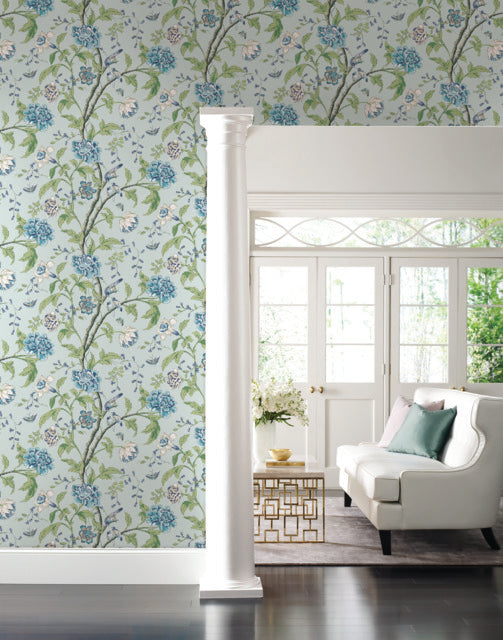 Purchase Bl1784 | Blooms, Teahouse Floral - York Wallpaper