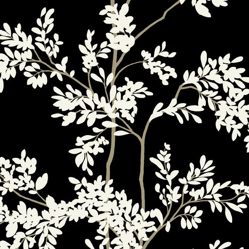 Purchase Bl1804 | Blooms, Lunaria Silhouette - York Wallpaper