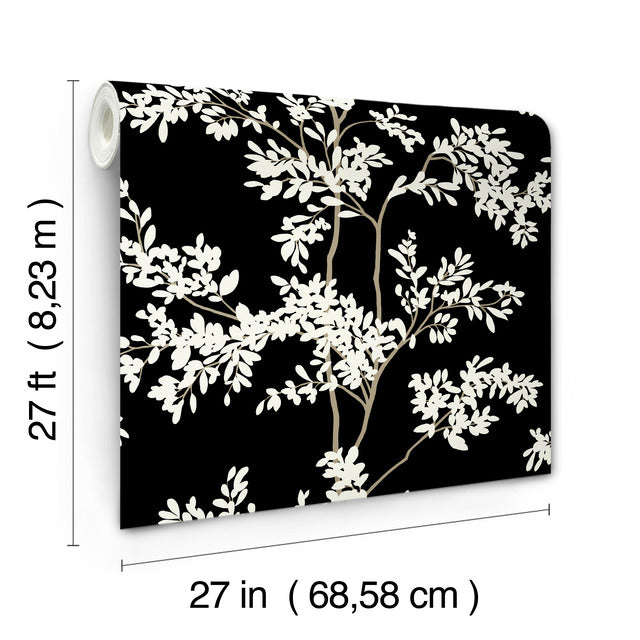 Purchase Bl1804 | Blooms, Lunaria Silhouette - York Wallpaper