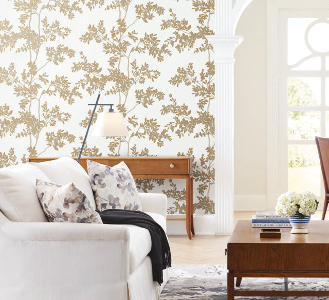 Purchase Bl1806 | Blooms, Lunaria Silhouette - York Wallpaper