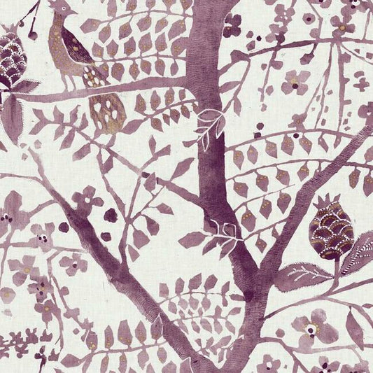 Buy BO6631 Peacock Block Print Bohemian Luxe by Antonina Vella Wallpaper