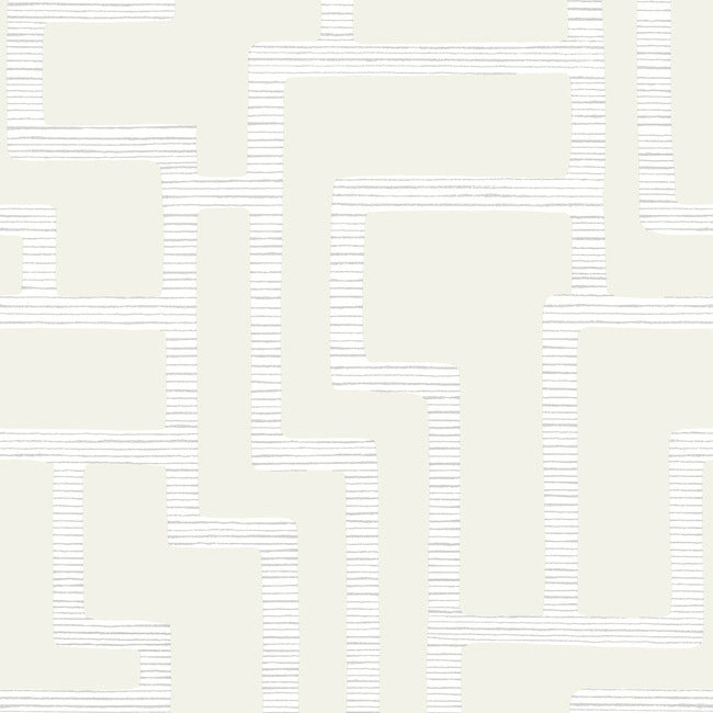 Looking BW3832 Graphic Polyomino Black and White Resource Library by York Wallpaper