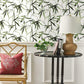 Save Bw3842 Bamboo Ink Black And White Resource Library York Wallpaper