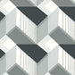 Looking BW3882 Graphic Geo Blocks Black and White Resource Library by York Wallpaper