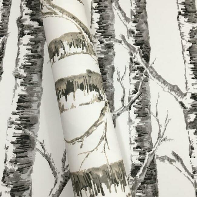 Select Bw3901 Paper Birch Black And White Resource Library York Wallpaper