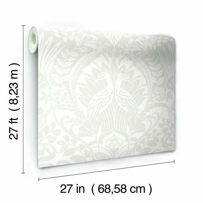 Find BW3932 Egret Damask Wallpaper Neutral/White Damask Resource Library York Wallpaper1 