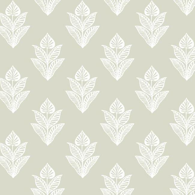 Select BW3978 Lotus Motif Black and White Resource Library by York Wallpaper