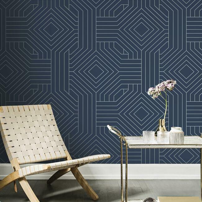 Looking Ci2375 Modern Artisan Ii Diverging Diamonds York Wallpaper