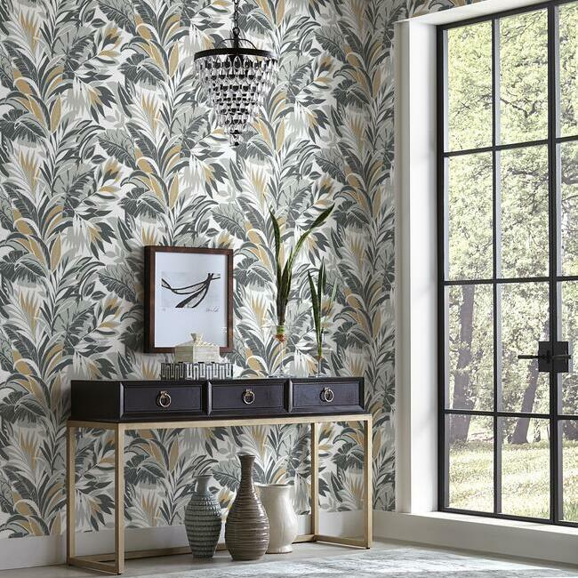 Shop Cy1567 Conservatory Palm Silhouette York Wallpaper