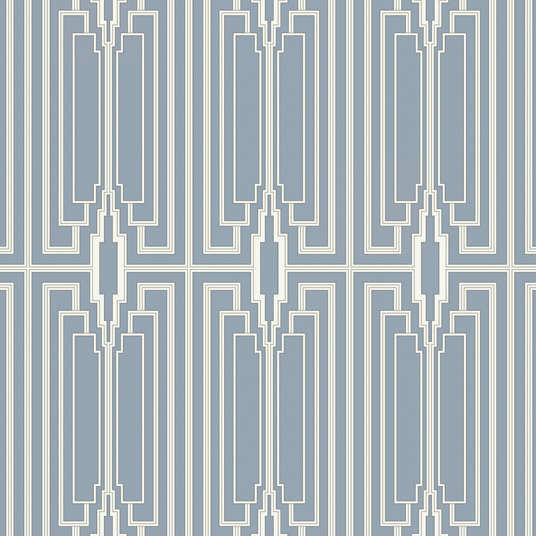 DC60002 | Manhattan, Blue - Collins & Company Wallpaper