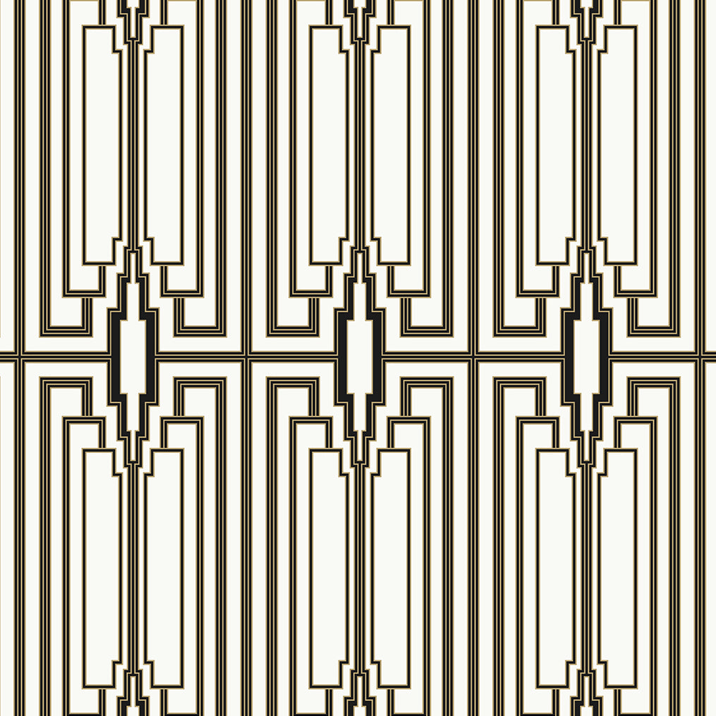 DC60005 | Manhattan, Black - Collins & Company Wallpaper