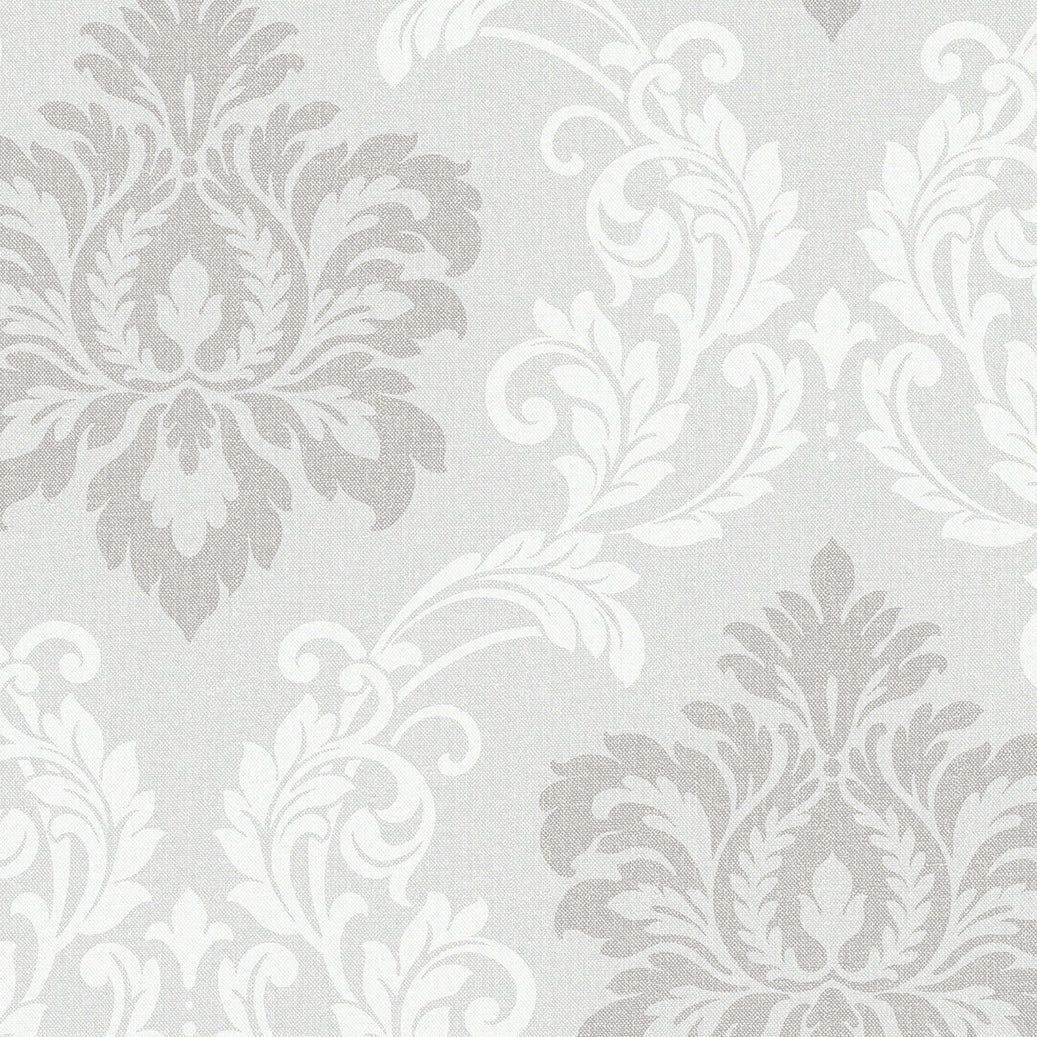 DC61608 | Deco Damask, Grey - Collins & Company Wallpaper