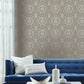 Buy DM4902 Imperial Damask Wallpaper Mink/Silver Damask Resource Library York Wallpaper1 